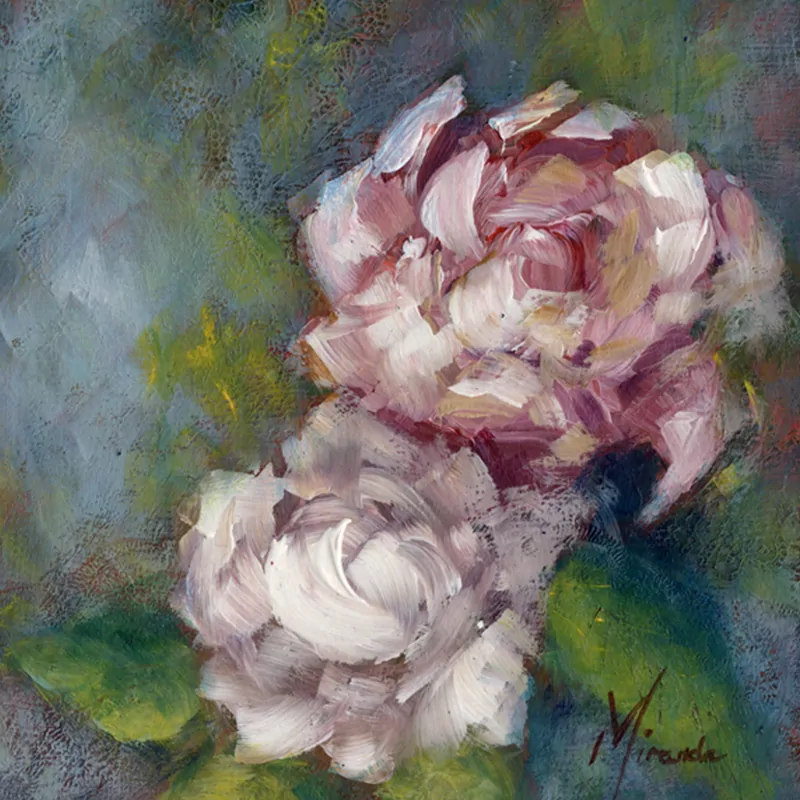 Detail from Miranda Gerber's watercolour studio