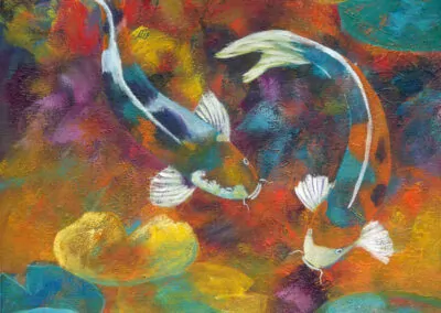Conflict - mixed media artwork