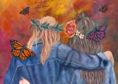 Connection - mixed media artwork