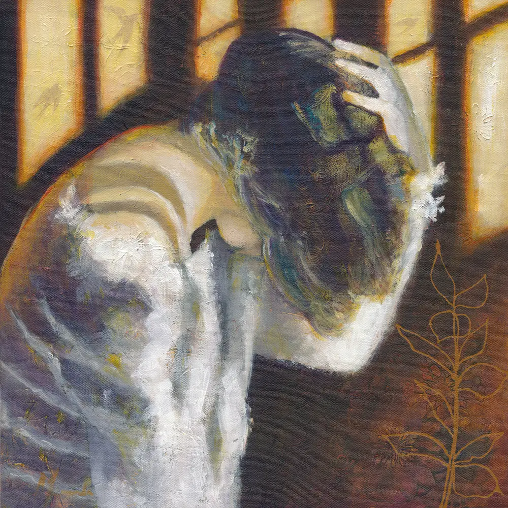 Counting on Hope - mixed media artwork