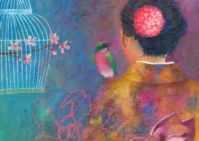 Creative Block - mixed media artwork