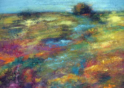 Donker, Stil Genade van Reen - mixed media artwork