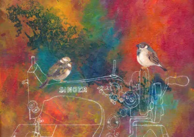 Nostalgia - mixed media artwork
