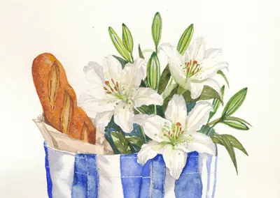 Enough - watercolour artwork